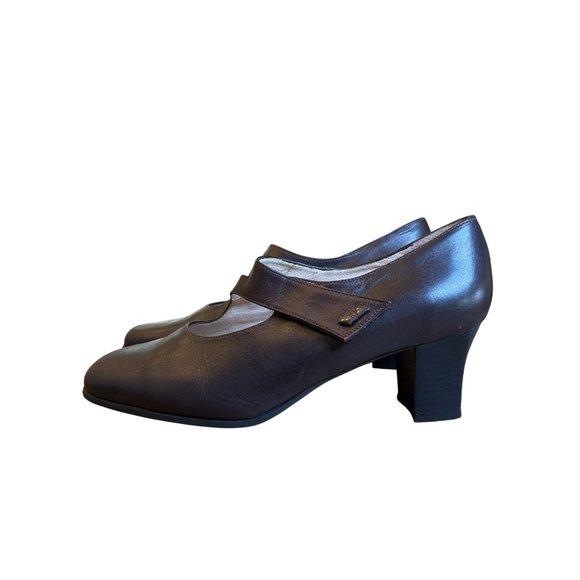 BeautiFeel Katherina Pump Brown Leather Comfort Shoes Mary Jane Size 42/‎ 11 - Picture 4 of 14